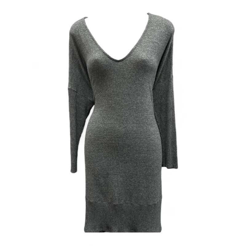 Dress Sweater By American Eagle In Green, Size: M Comfy Knit Dress