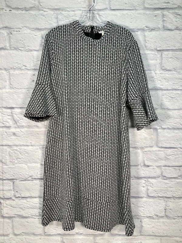 Dress Sweater By Tyler Boe In Black & White, Size: Xl Knitted Sweater Dress