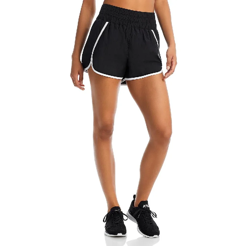 Aqua Womens Fitness Activewear Shorts Casual Hoodie Style