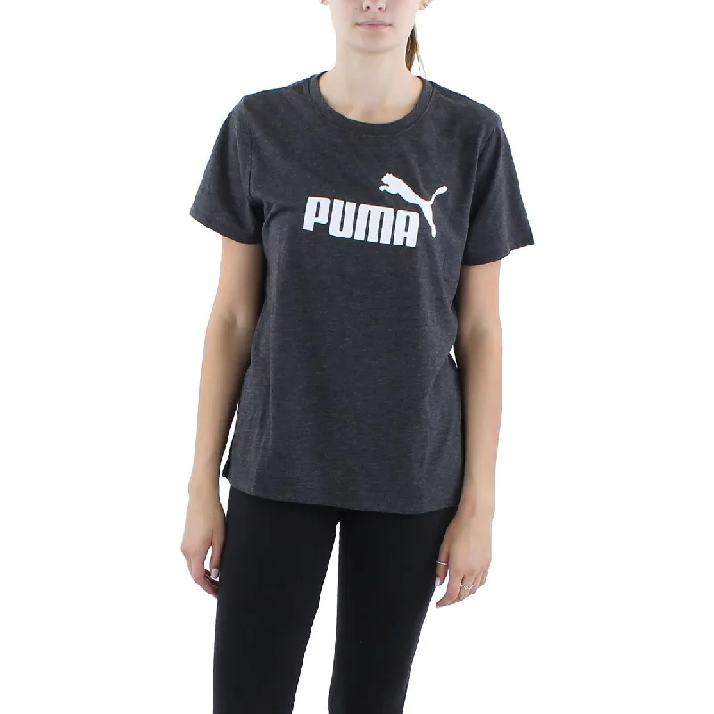 Puma Womens Logo Cotton Shirts & Tops Hoodie Sweatshirt Fashion