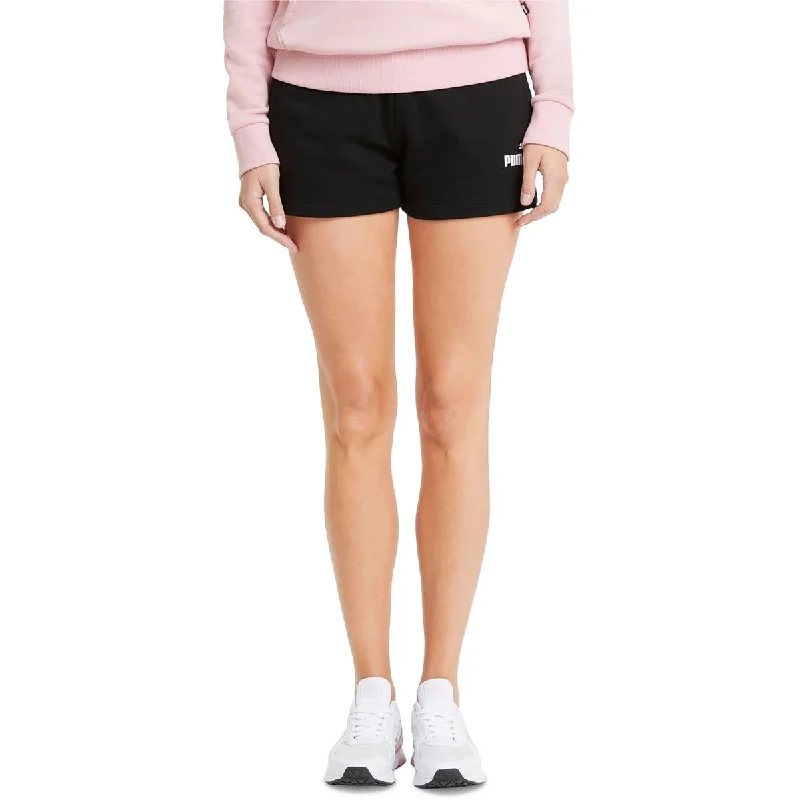 Puma Womens Active Fitness Shorts Pullover Hoodie Sweatshirt Trend