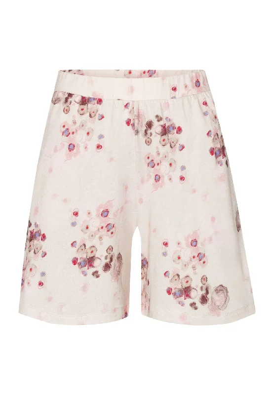 Sleep And Lounge Shorts | Watery Blossoms 77486-2367 Expensive pajama sets