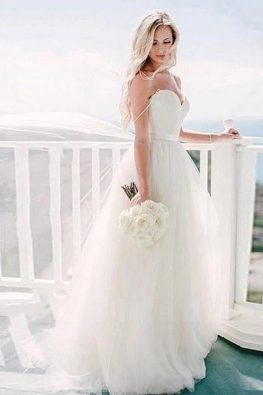 Boho wedding dress with sleeves Open Back Dress