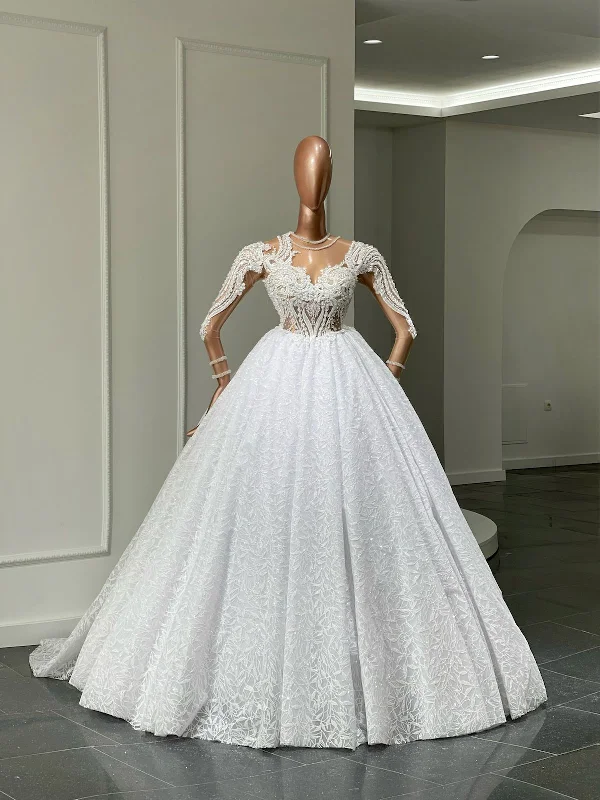 Brisa Sophisticated Bust Design Bridal Dress Mermaid Wedding Gown