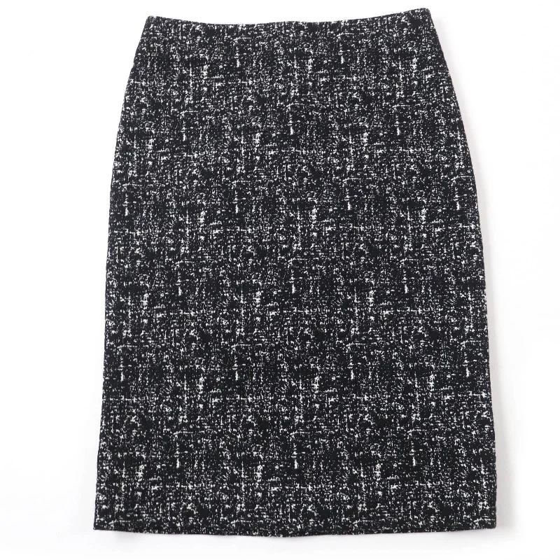 Bottega Veneta Wool Cotton Tight Skirt Black 36 Summer unclassified skirts