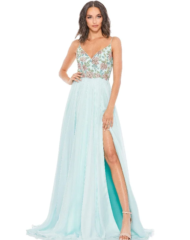 Mac Duggal 67790 Prom Spaghetti Strap Long Dress Y2K maxi dresses