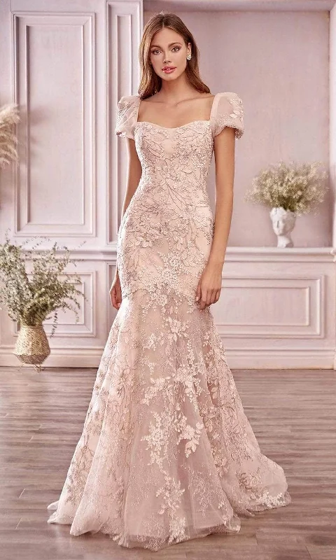 Andrea and Leo A1025 - Floral Lace Sweetheart Prom Gown Engagement party dresses