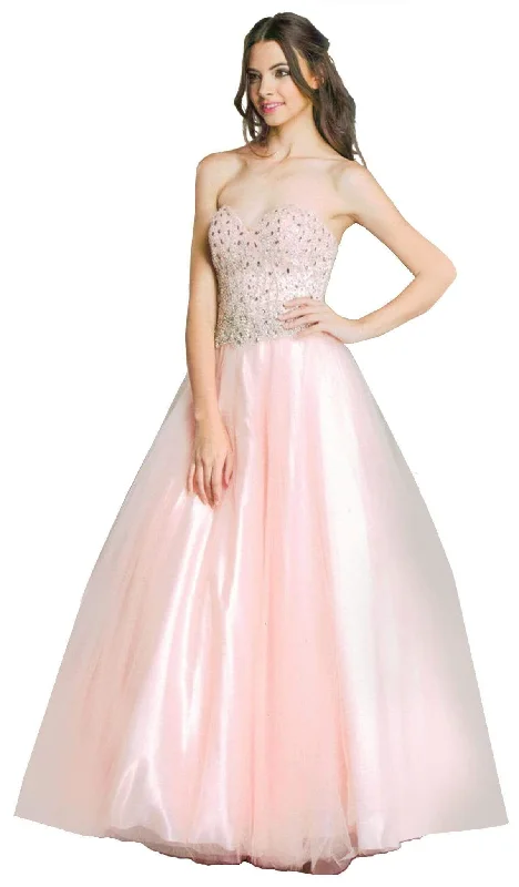 Aspeed Design - Iridescent Sweetheart A-Line Evening Gown Must-have party dresses for this season