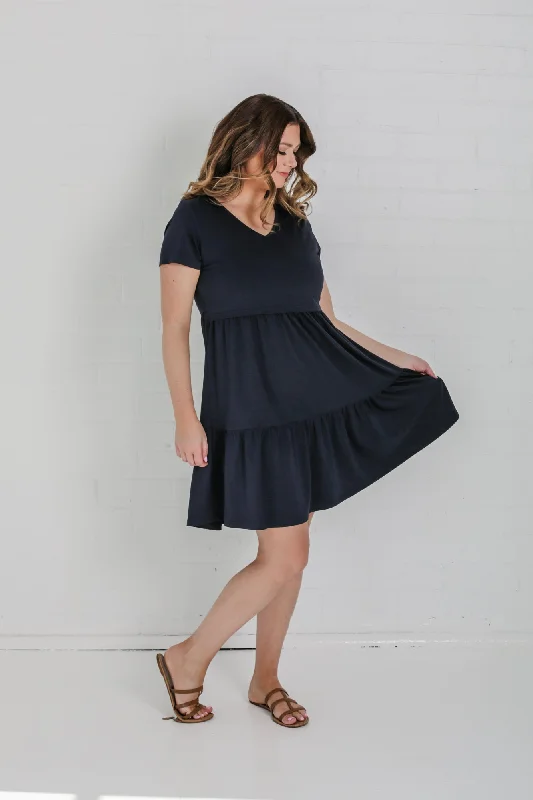 ARABELLA DRESS NAVY Fashionable unclassified dresses