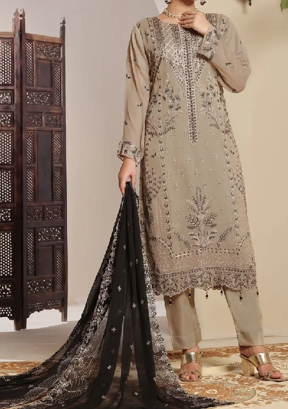 Bin Hameed Ziva Luxury Embroidered Chiffon Dress Halter unclassified dresses