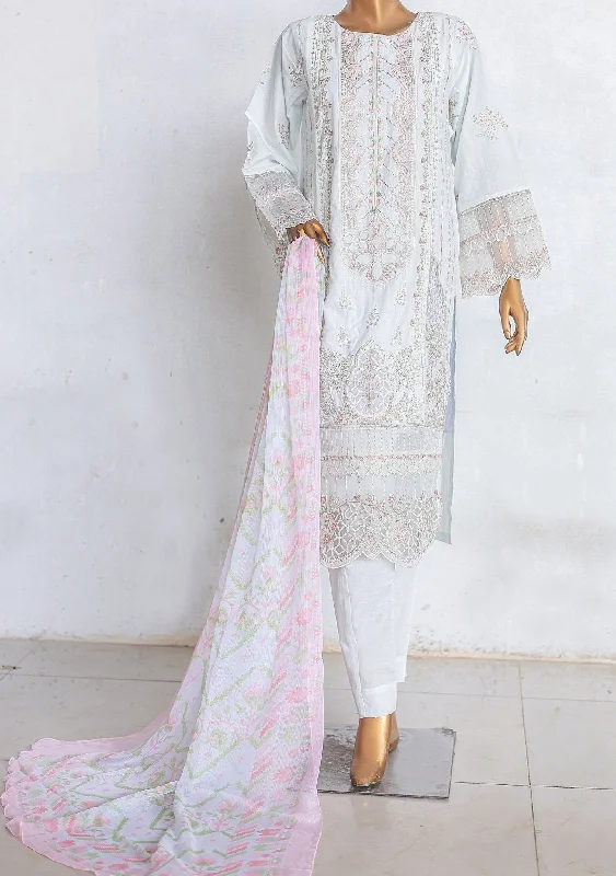 Bin Saeed Ready Made Embroidered Cotton Dress Chiffon unclassified dresses