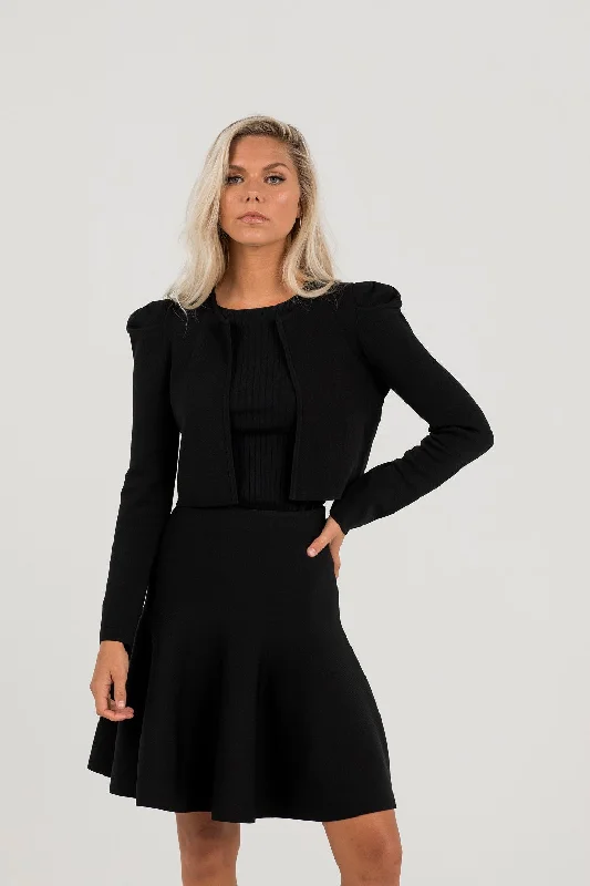 Black Knit Bolero Cocktail unclassified dresses