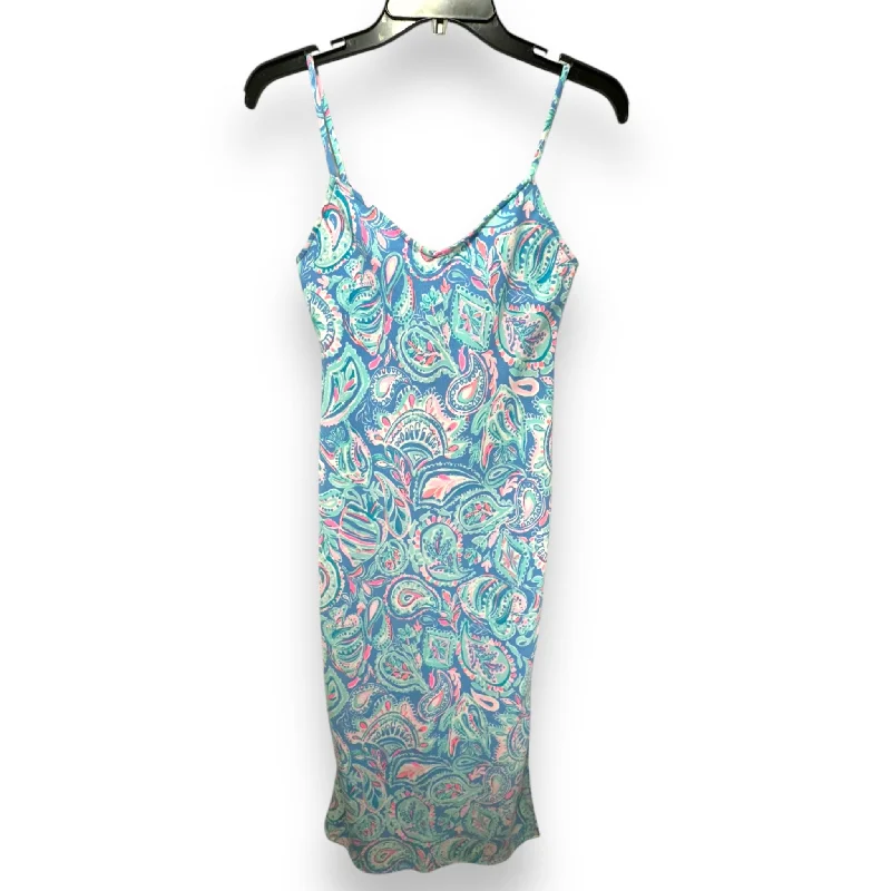 Dress Designer By Lilly Pulitzer In Multi-colored, Size: S Neutral tone unclassified dresses