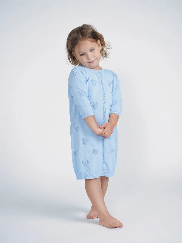 Kids Heart Knit Dress Blue Petite unclassified dresses