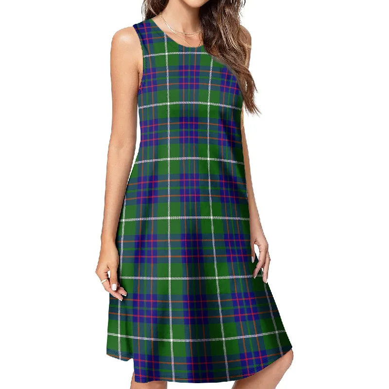 MacIntyre Hunting Modern Tartan Womens Casual Dresses Vacation unclassified dresses