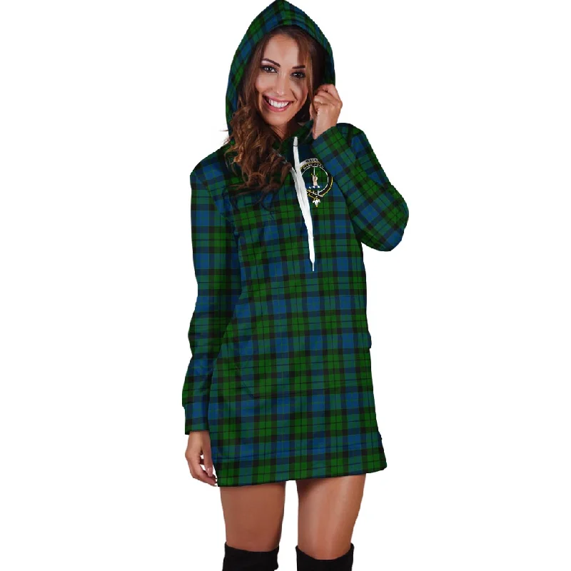 MacKay (McKay) Tartan Hoodie Dress with Family Crest Trendy new unclassified dresses