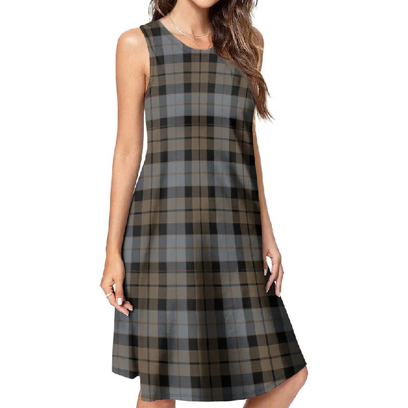 MacKay Weathered Tartan Womens Casual Dresses Spring unclassified dresses