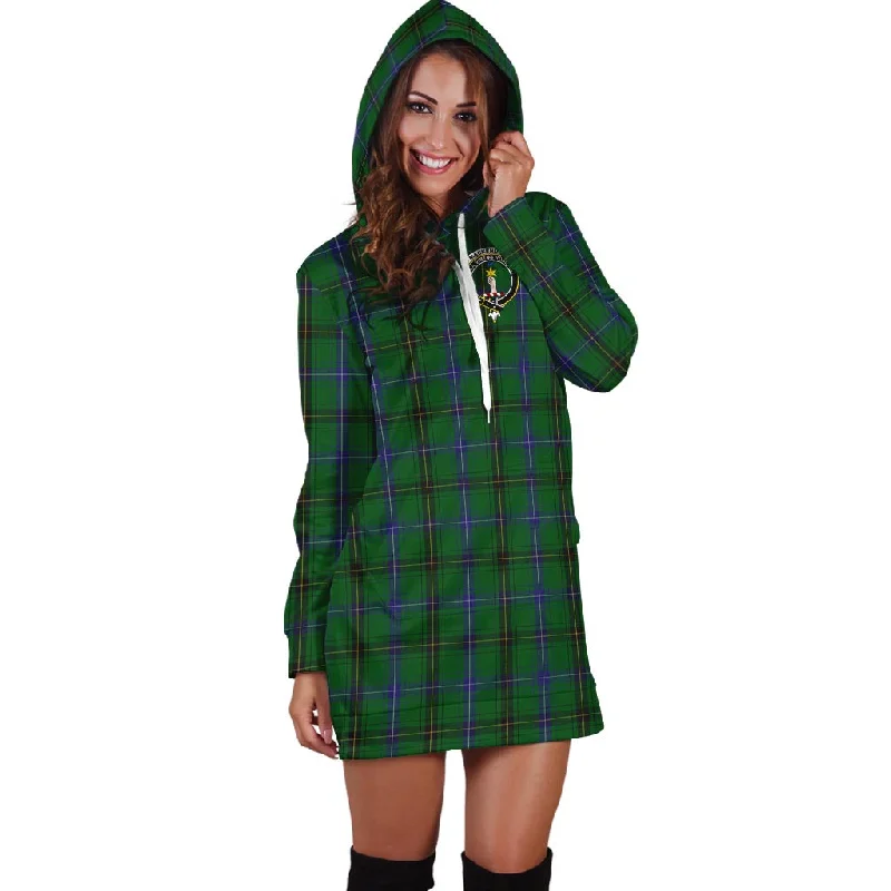 MacKendrick (McKendrick) Tartan Hoodie Dress with Family Crest Office unclassified dresses