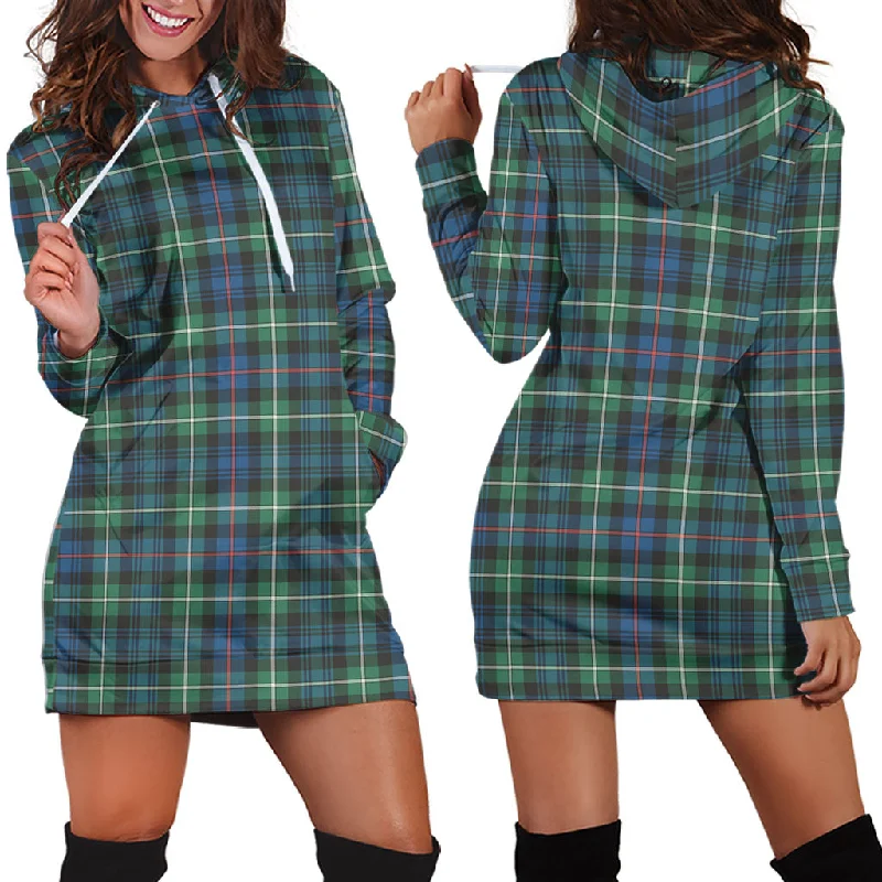 MacKenzie Ancient Tartan Hoodie Dress Metallic unclassified dresses