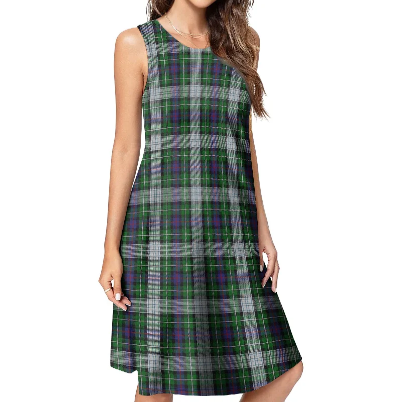 MacKenzie Dress Tartan Womens Casual Dresses Wrap unclassified dresses