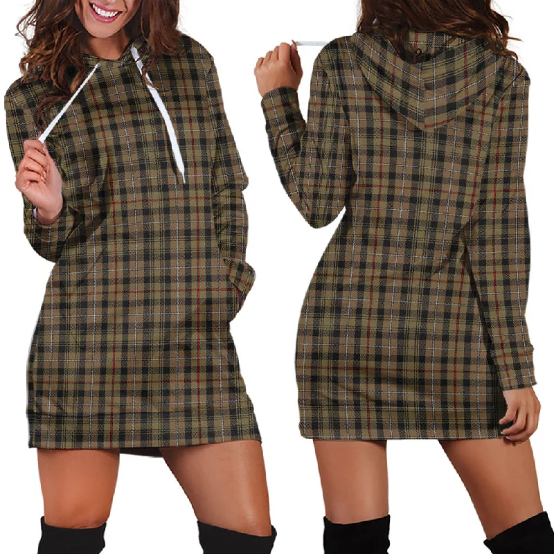 MacKenzie Hunting Tartan Hoodie Dress Color block unclassified dresses