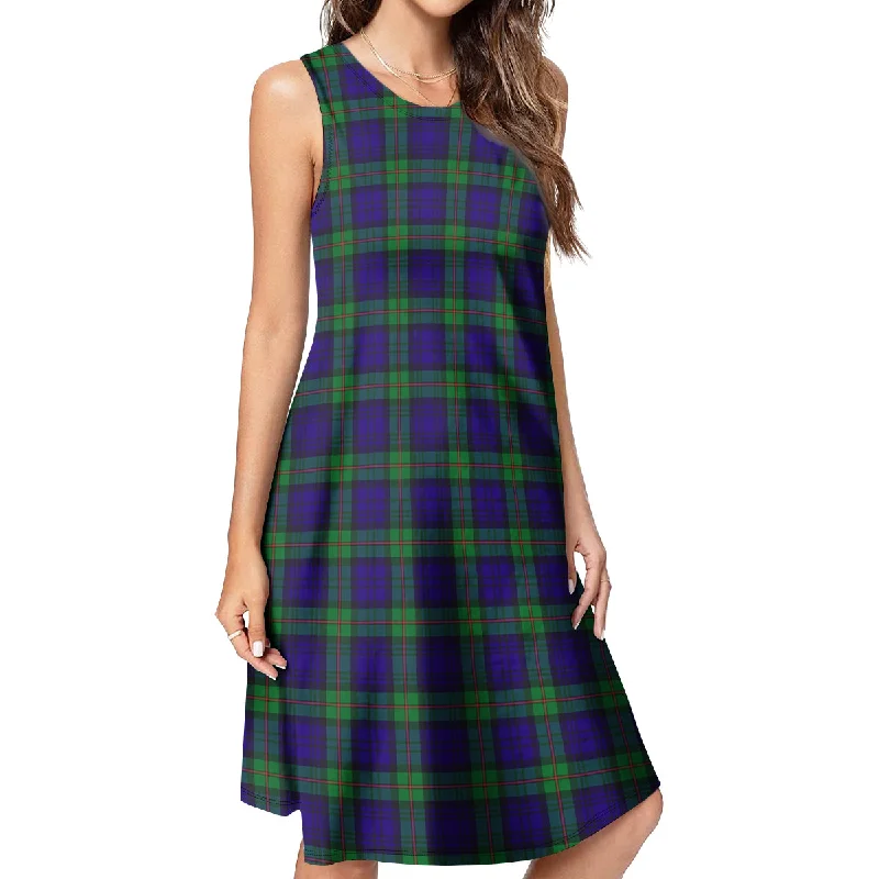 MacKinlay (McKinlay) Tartan Womens Casual Dresses High-end unclassified dresses