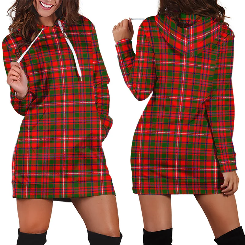 MacKinnon Modern Tartan Hoodie Dress Holiday unclassified dresses