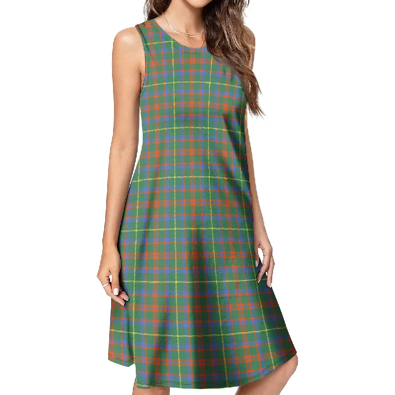 MacKintosh Hunting Ancient Tartan Womens Casual Dresses Graduation unclassified dresses