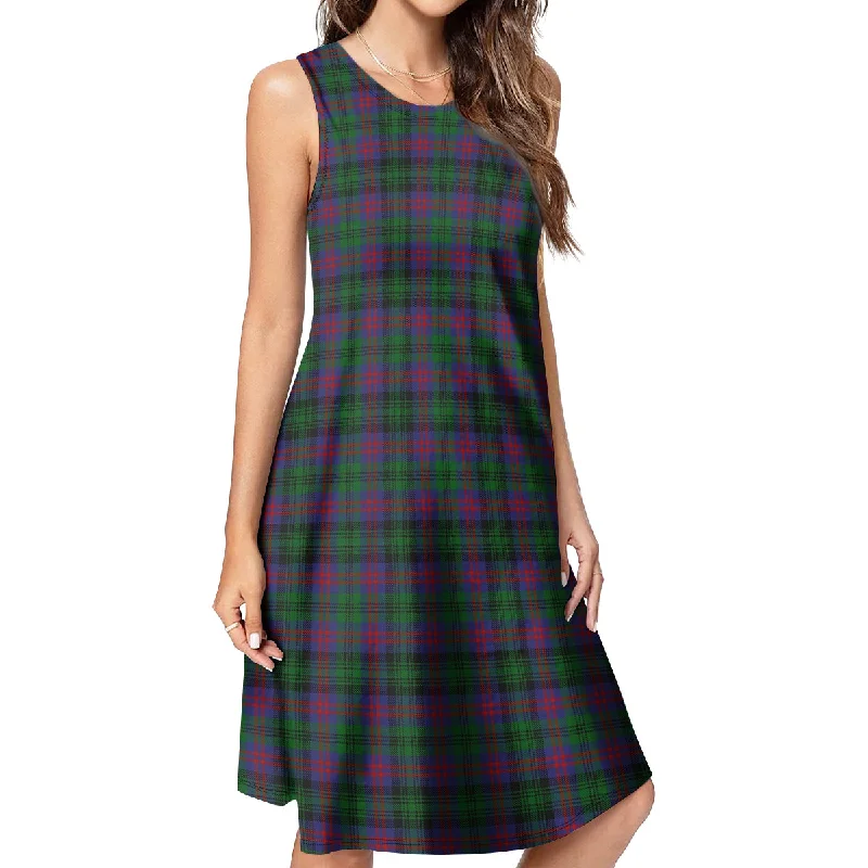 MacLachlan Hunting Tartan Womens Casual Dresses Best-selling unclassified dresses