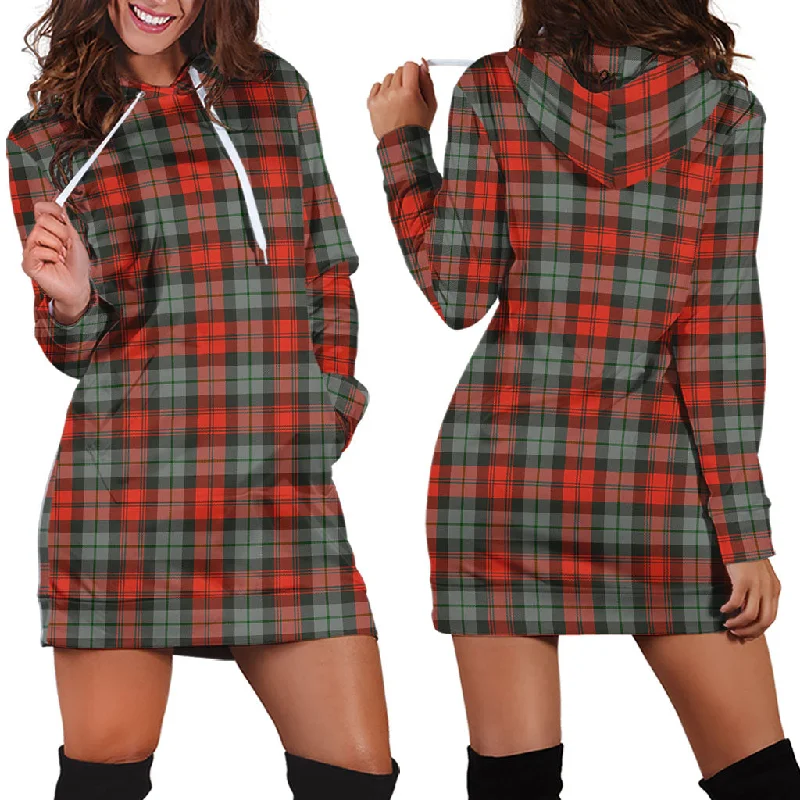 MacLachlan Weathered Tartan Hoodie Dress Summer unclassified dresses