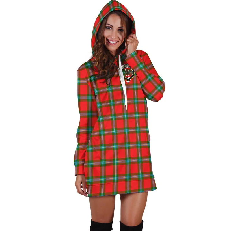 MacLaine (McLaine) Tartan Hoodie Dress with Family Crest Corset unclassified dresses