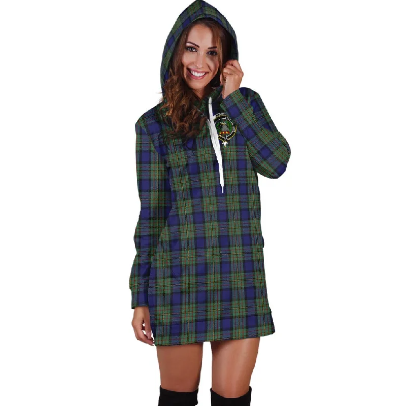 MacLaren (McLaren) Tartan Hoodie Dress with Family Crest Printed unclassified dresses