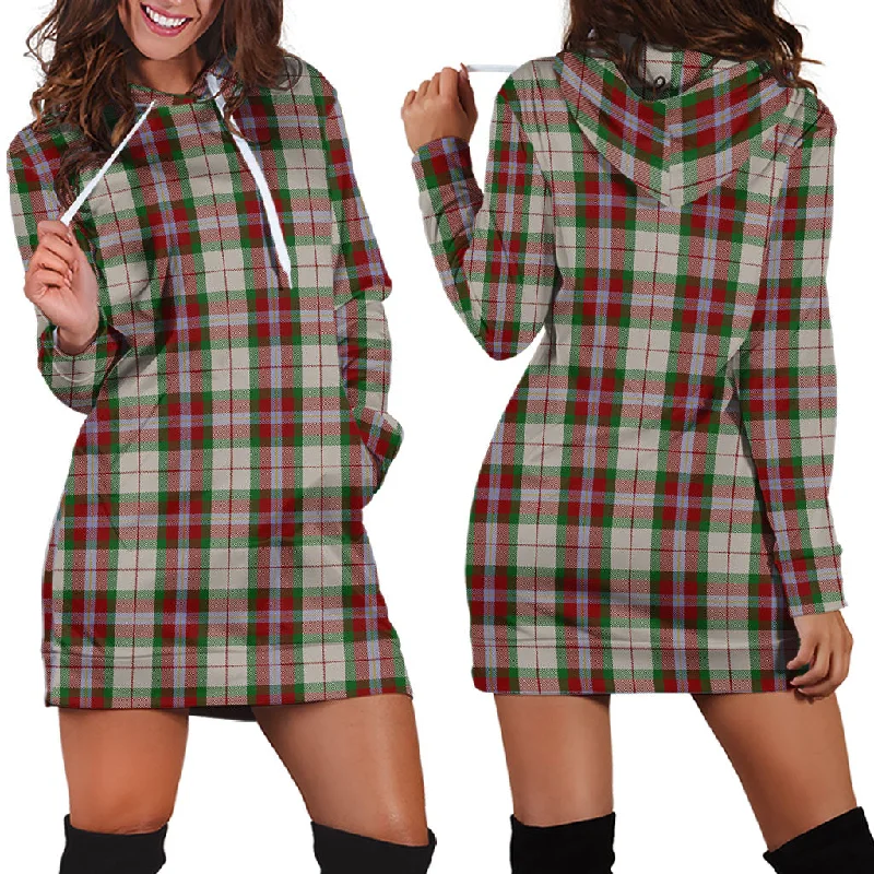 MacLean Dress Tartan Hoodie Dress Silk unclassified dresses