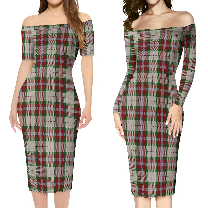 MacLean Dress Tartan Off Shoulder Lady Dress Bold pattern unclassified dresses