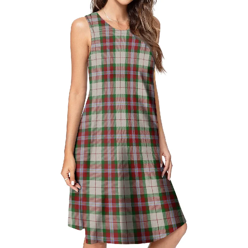 MacLean Dress Tartan Womens Casual Dresses Engagement unclassified dresses