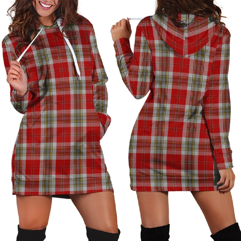 MacLean of Duart Dress Red Tartan Hoodie Dress Cocktail unclassified dresses