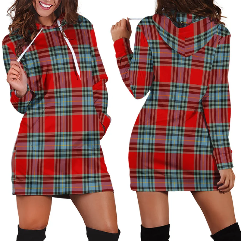 MacLeay (McLeay) Tartan Hoodie Dress Metallic unclassified dresses