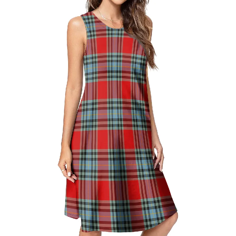 MacLeay (McLeay) Tartan Womens Casual Dresses Vacation unclassified dresses