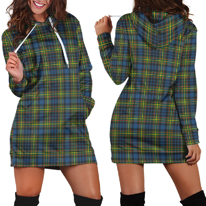 MacLellan Ancient Tartan Hoodie Dress Lace unclassified dresses