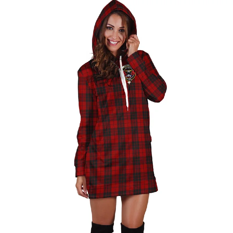 MacLeod of Raasay Highland Tartan Hoodie Dress with Family Crest Halter unclassified dresses