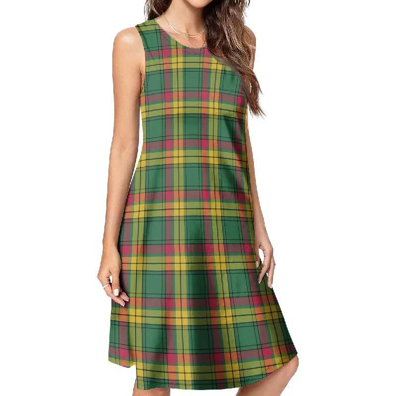 MacMillan Old Ancient Tartan Womens Casual Dresses Striped unclassified dresses