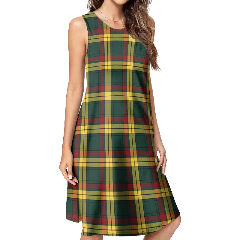 MacMillan Old Modern Tartan Womens Casual Dresses Short unclassified dresses