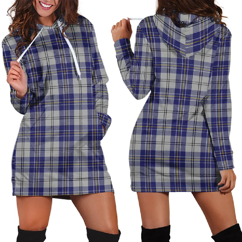 MacPherson Dress Blue Tartan Hoodie Dress Discounted unclassified dresses