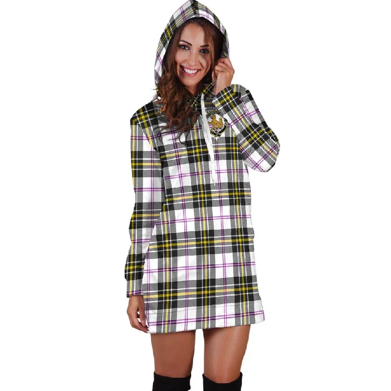 MacPherson Dress Modern Tartan Hoodie Dress with Family Crest Casual chic unclassified dresses