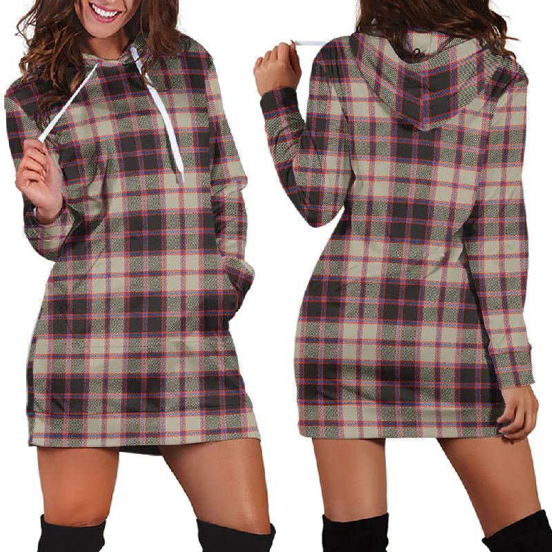 MacPherson Hunting Ancient Tartan Hoodie Dress Long unclassified dresses