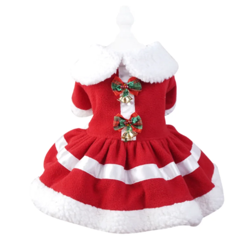 Christmas Dress with Bows & Bells Small Anniversary unclassified dresses