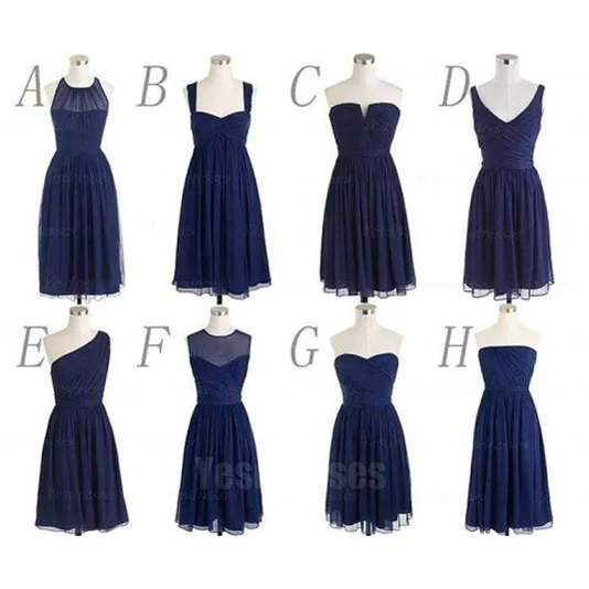 Navy bridesmaid dresses, cheap bridesmaid dresses, bridesmaid dresses,16327 Festival unclassified dresses