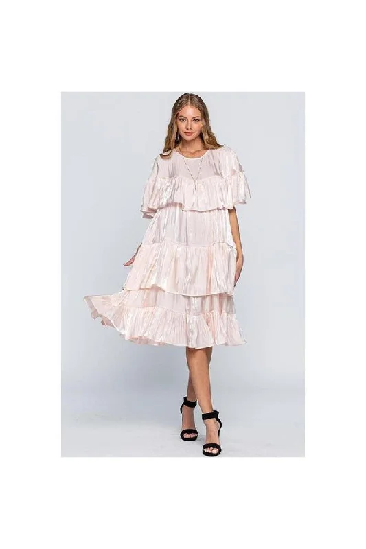 Pink Margo Ruffle Dress Engagement unclassified dresses