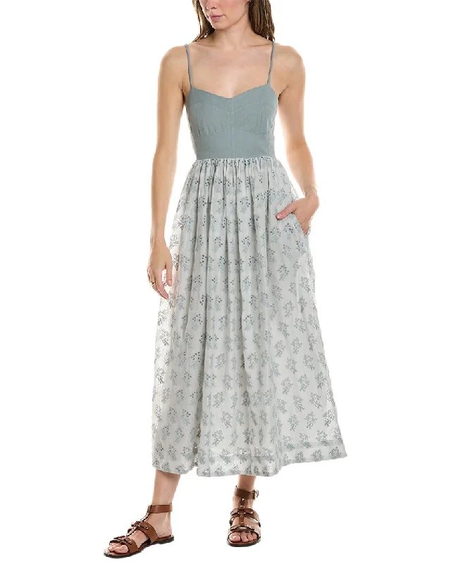 THE GREAT The Camelia Maxi Dress Sleek Maxi Skirt