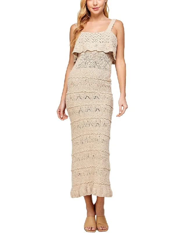 Koko + Mason Crochet Midi Dress Bohemian Midi Skirt